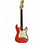 Used 2006 Fender Custom Shop 1965 Stratocaster Fiesta Red Solid Body Electric Guitar thumbnail