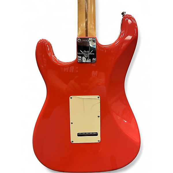 Used 2006 Fender Custom Shop 1965 Stratocaster Fiesta Red Solid Body Electric Guitar