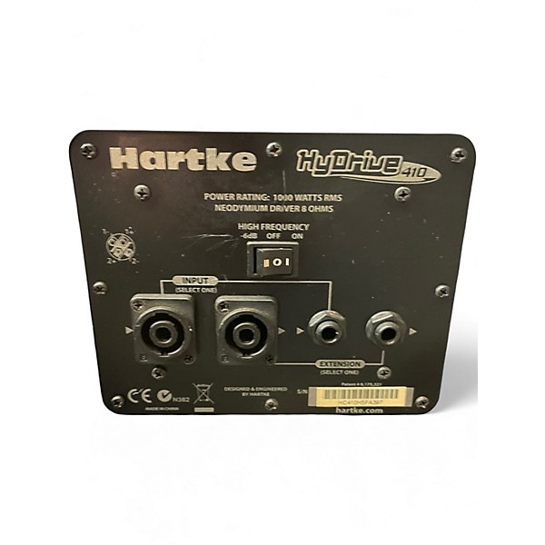 Used Hartke Hydrive 1000W 4x10 Bass Cabinet