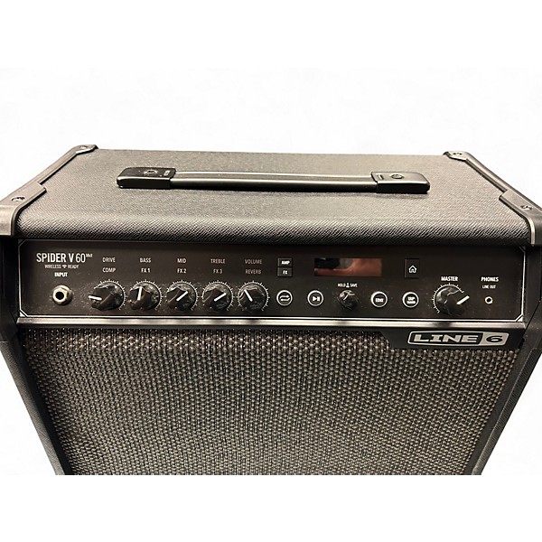 Used Line 6 Spider V 60 1x10 Guitar Combo Amp