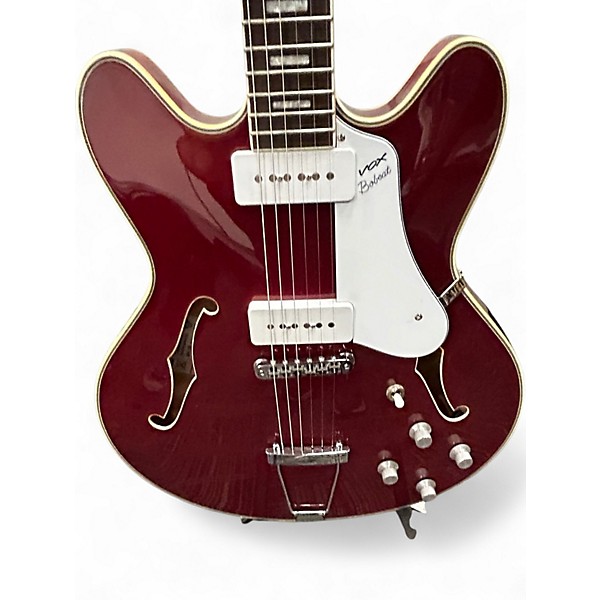 Used VOX BC-V90 Red Hollow Body Electric Guitar
