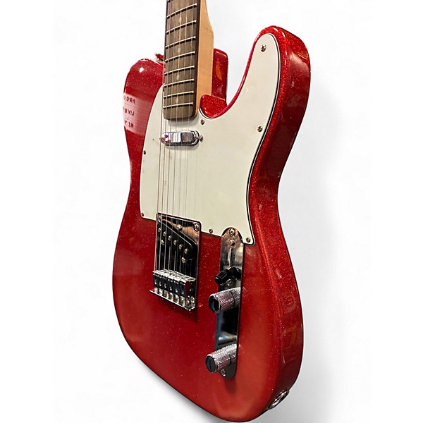 Used Squier FSR Telecaster Red Sparkle Solid Body Electric Guitar