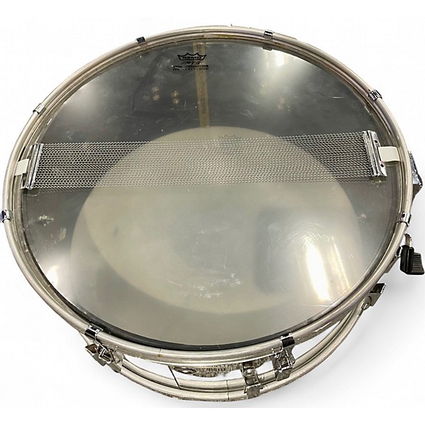 Used Remo 14X5.5 Quadura Snare Chrome Drum