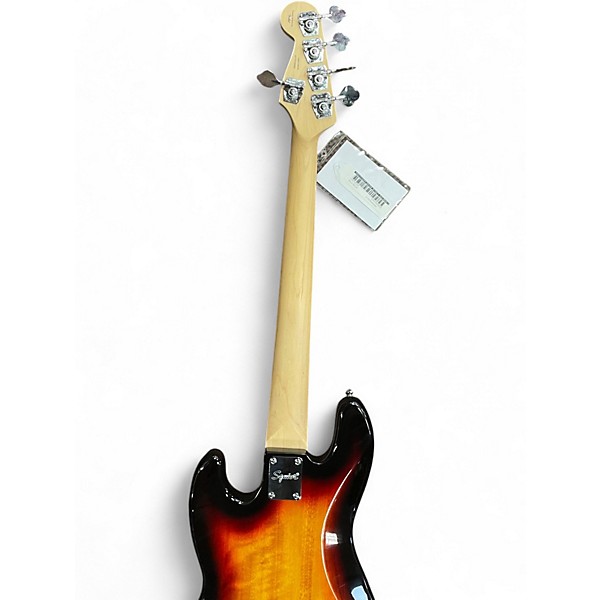 Used Fender Squier Affinity Jazz Bass 5 String Natural Sunburst Electric Bass Guitar