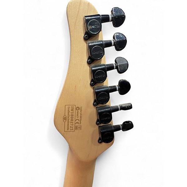 Used Schecter Guitar Research SUN VALLEY SUPER SHREDDER FR S Neon Green Solid Body Electric Guitar