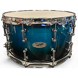Used SPL 14X8 468 Series Snare Turquoise Blue Fade Drum