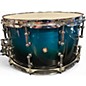 Used SPL 14X8 468 Series Snare Turquoise Blue Fade Drum