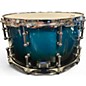 Used SPL 14X8 468 Series Snare Turquoise Blue Fade Drum