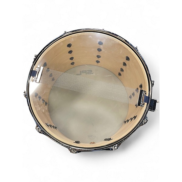 Used SPL 14X8 468 Series Snare Turquoise Blue Fade Drum