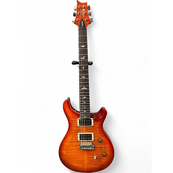 Used PRS SE Custom 24 Cherry Sunburst Solid Body Electric Guitar