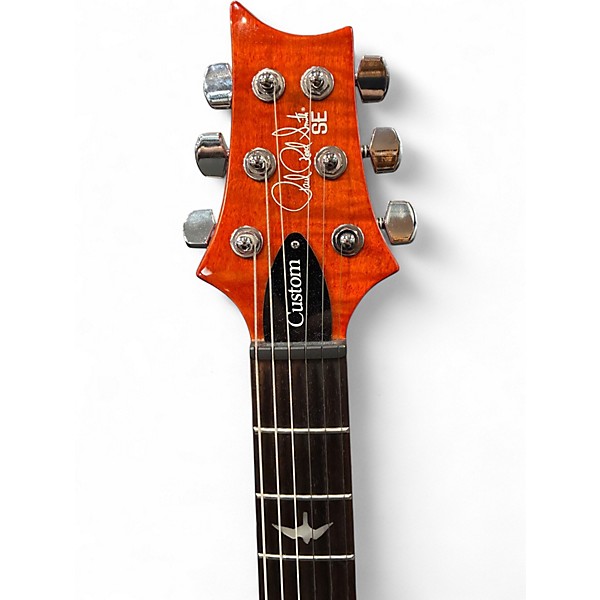 Used PRS SE Custom 24 Cherry Sunburst Solid Body Electric Guitar