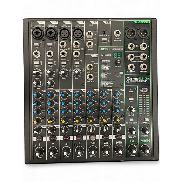 Used Mackie PROFX10 V3 Unpowered Mixer