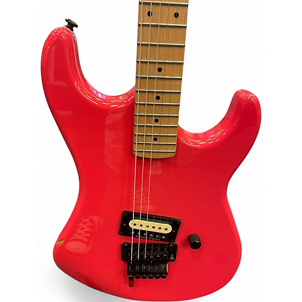 Used Kramer Baretta Pink Solid Body Electric Guitar