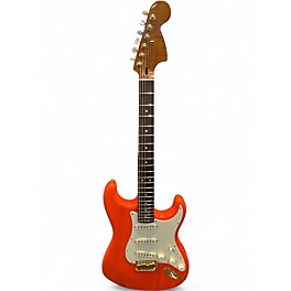 Used Miscellaneous PARTSCASTER Orange Solid Body Electric Guitar