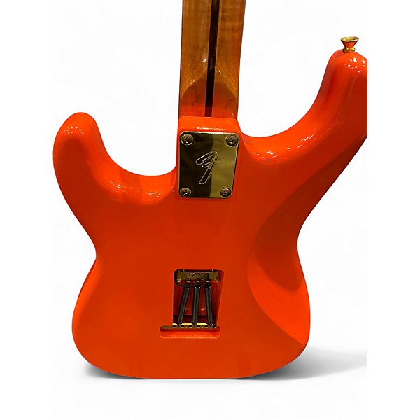 Used Miscellaneous PARTSCASTER Orange Solid Body Electric Guitar