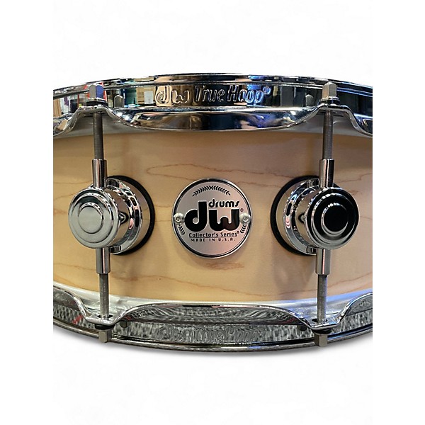 Used DW 5X14 COLLECTORS SERIES TRU SONIC MAPLE Natural Drum