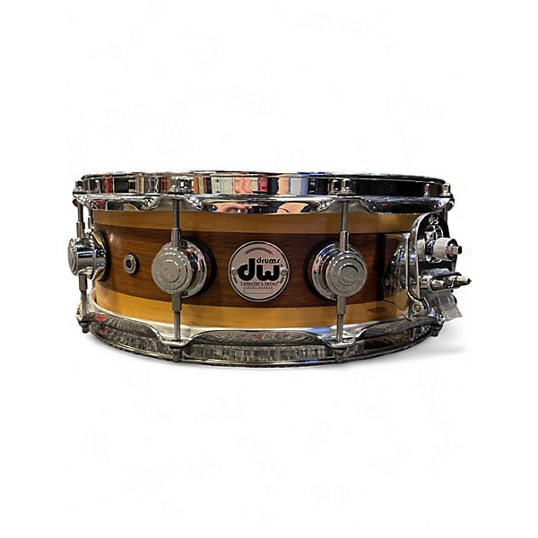Used DW 5X14 Collector's Series Finish Ply Super Solid Maple Snare Natural Drum