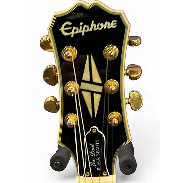 Used Epiphone Les Paul Black Beauty 3 Black Solid Body Electric Guitar