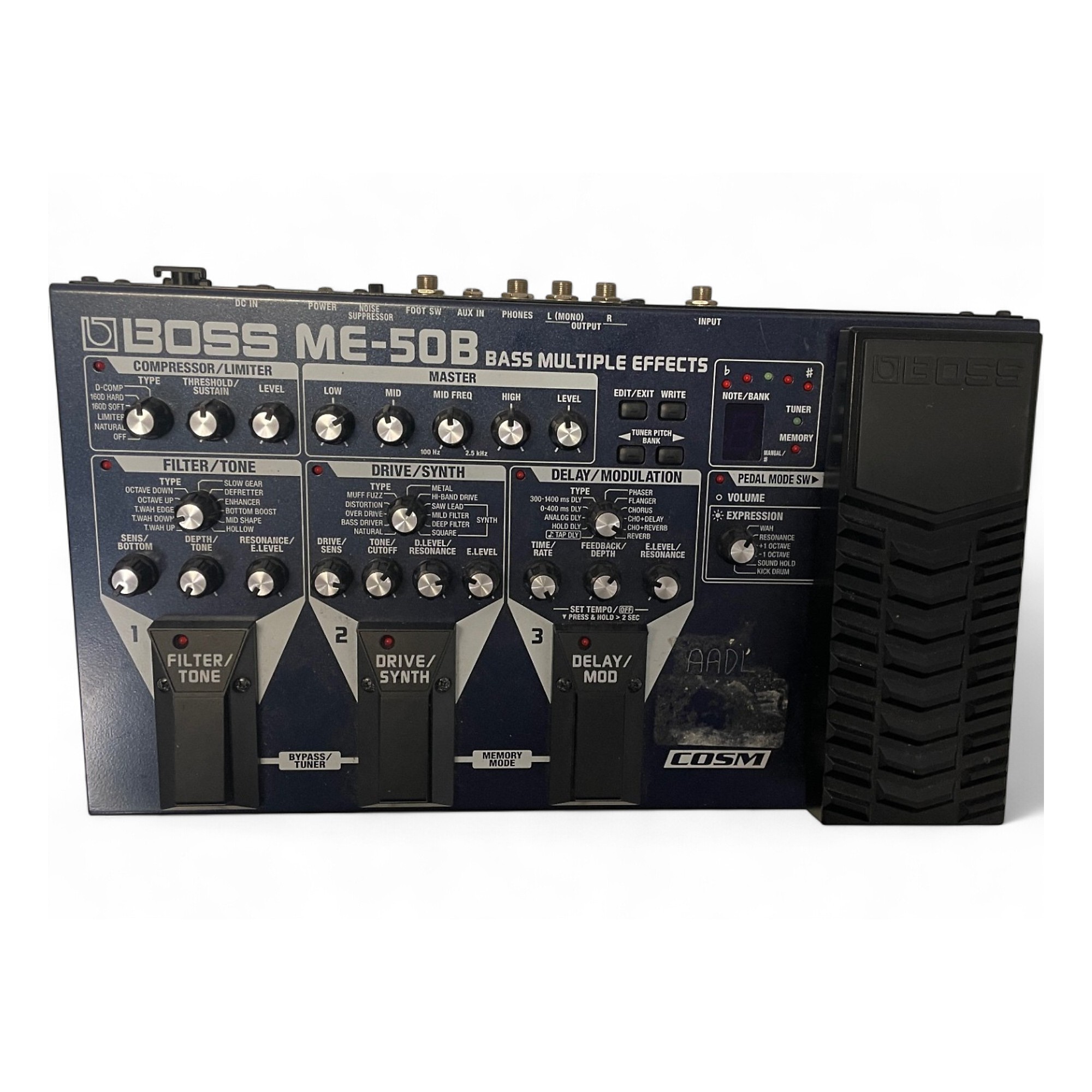 Used BOSS ME50B Bass Multi Bass Effect Pedal | Guitar Center