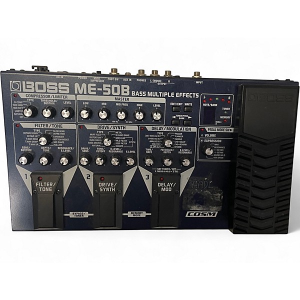 Used BOSS ME50B Bass Multi Bass Effect Pedal
