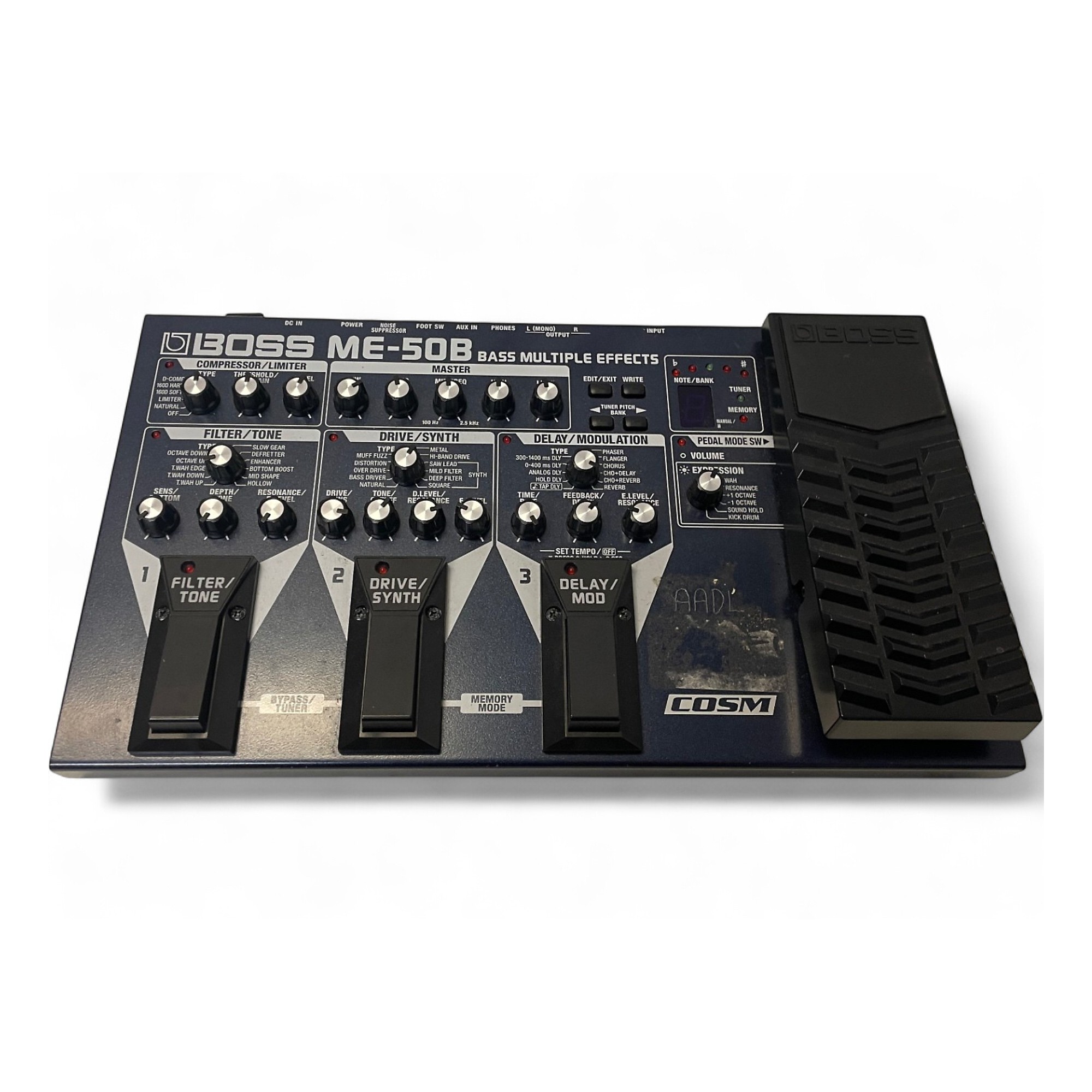 Used BOSS ME50B Bass Multi Bass Effect Pedal | Guitar Center