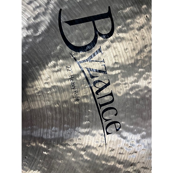 Used MEINL 22in Byzance Heavy Ride Cymbal