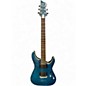 Used Schecter Guitar Research C1 Platinum Blue Solid Body Electric Guitar thumbnail