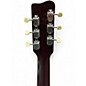Used Danelectro Pro MAROON WITH SILVER SPARKLE Solid Body Electric Guitar