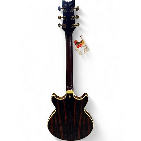 Used Ibanez AM93ME-NT Brown Sunburst Hollow Body Electric Guitar