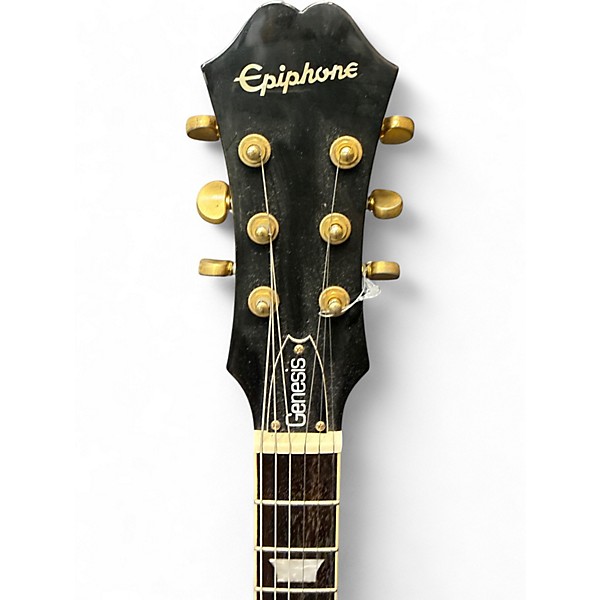 Used Epiphone Genesis Deluxe Pro Wine Red Solid Body Electric Guitar