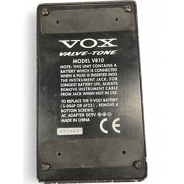 Used VOX Valve-Tone V810 Effect Pedal
