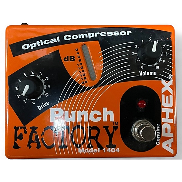 Used Aphex Punch Factory Optical Compressor Effect Pedal