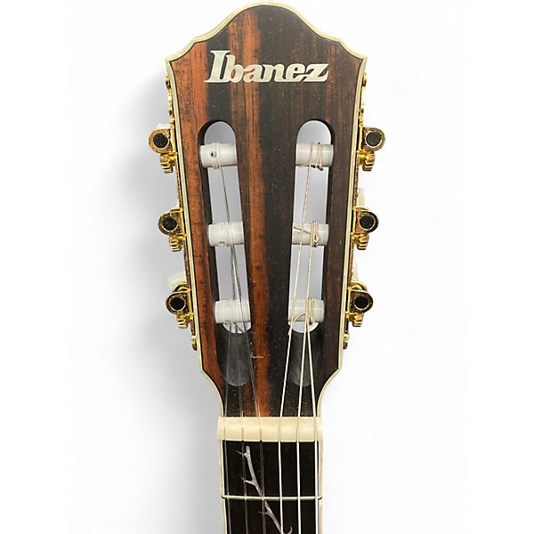 Used Ibanez TOD10L Black Classical Acoustic Electric Guitar