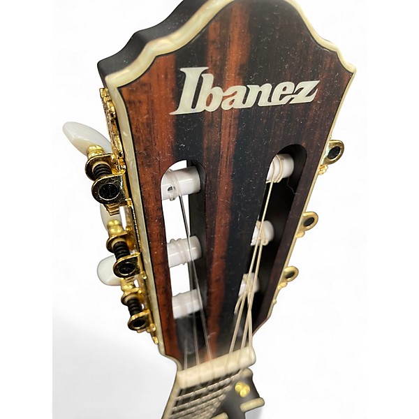 Used Ibanez TOD10L Black Classical Acoustic Electric Guitar