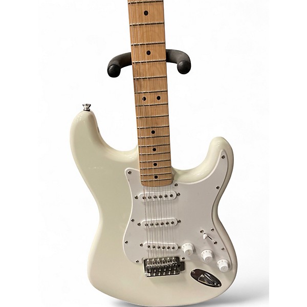 Used Squier SONIC STRATOCASTER Arctic White Solid Body Electric Guitar