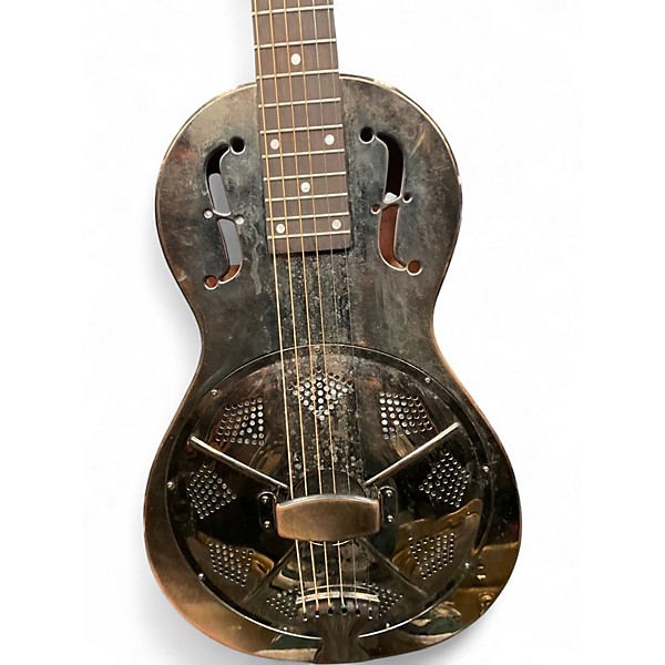 Used Recording King RM-993 Black Chrome Acoustic Guitar