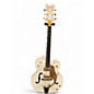 Used 2008 Gretsch Guitars G6136T White Falcon Bigsby White Hollow Body Electric Guitar thumbnail