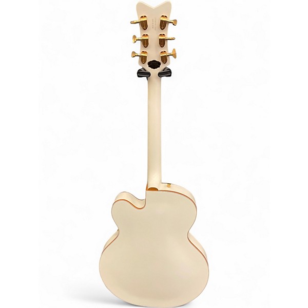 Used 2008 Gretsch Guitars G6136T White Falcon Bigsby White Hollow Body Electric Guitar