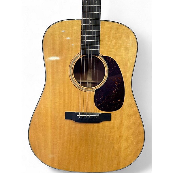 Used Martin Used 2021 Martin D18 Natural Acoustic Guitar Brown Acoustic Guitar