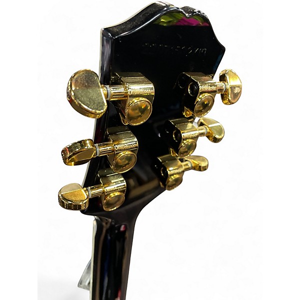 Used Epiphone Les Paul Custom Black Solid Body Electric Guitar