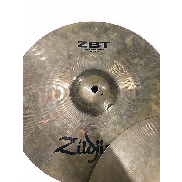 Used Zildjian 14in ZBT Rock Hi Hat Pair Cymbal