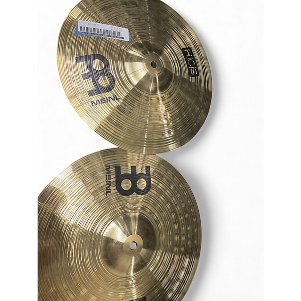 Used MEINL 13in HCS Hi Hat Pair Cymbal