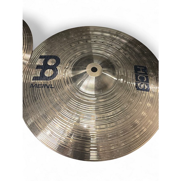Used MEINL 13in HCS Hi Hat Pair Cymbal