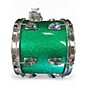 Used Ludwig 4 Piece Classic Maple GREEN SPARKLE Drum Kit