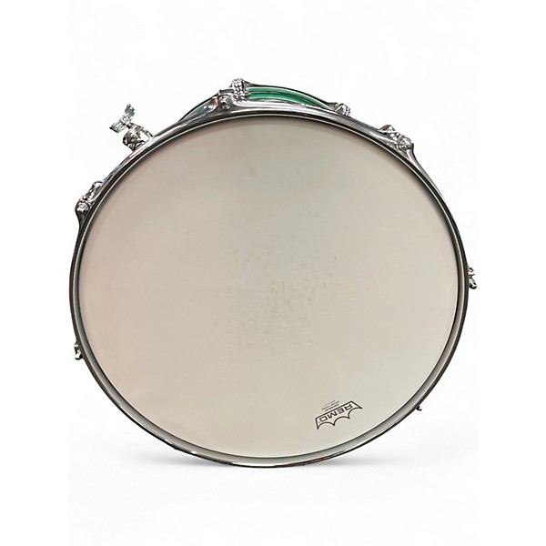 Used Ludwig 4 Piece Classic Maple GREEN SPARKLE Drum Kit