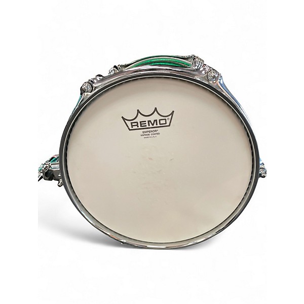 Used Ludwig 4 Piece Classic Maple GREEN SPARKLE Drum Kit