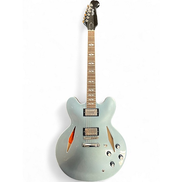 Used Epiphone DG-335 Dave Grohl Signature Blue Hollow Body Electric Guitar
