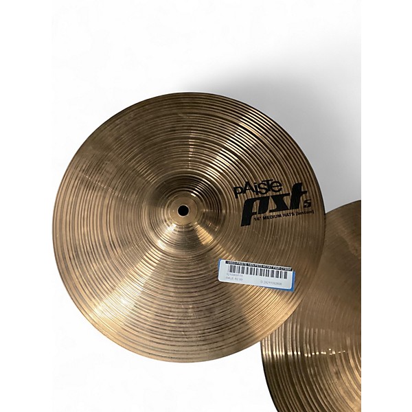 Used Paiste 14in PST5 Hi Hat Pair Cymbal