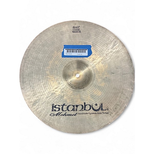 Used Istanbul Mehmet 16in Traditional Medium Cymbal