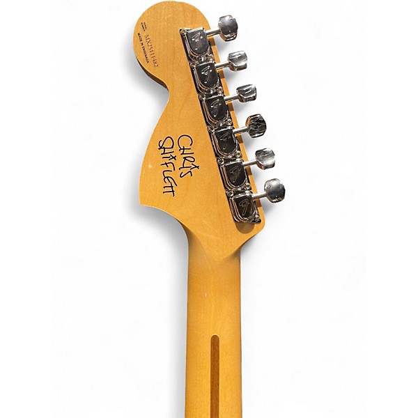 Used 2025 Fender Chris Shiflett Telecaster Deluxe Shoreline Gold Solid Body Electric Guitar